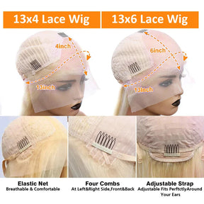 Ella Blonde Body Wave Human Hair Wigs