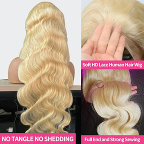 Ella Blonde Body Wave Human Hair Wigs