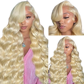 Ella Blonde Body Wave Human Hair Wigs