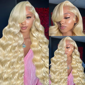 Ella Blonde Body Wave Human Hair Wigs