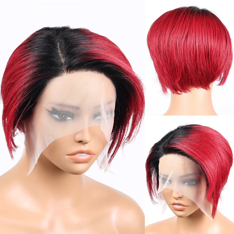 Celeste  Pixie Cut Wig Human Hair Wigs