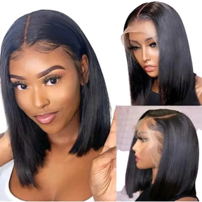 Shaina Bone Straight Bob Human Hair Wigs