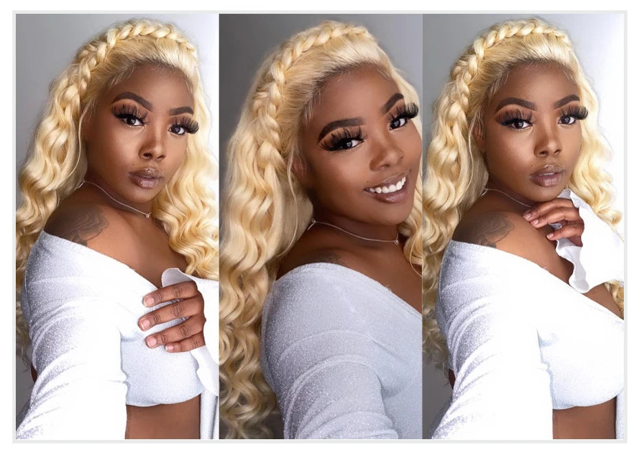 Sheena Honey Blonde Body Wave Wig