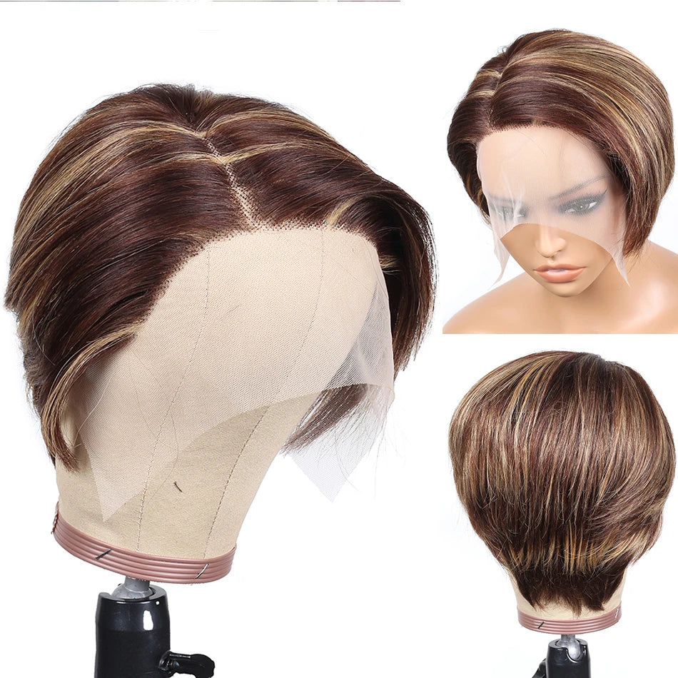 Celeste  Pixie Cut Wig Human Hair Wigs